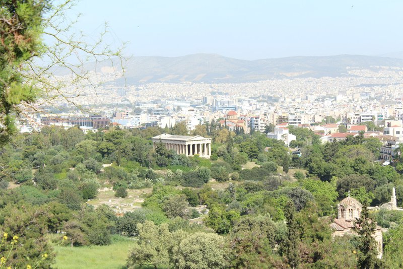 Stoa of Attalos from the Acropolis