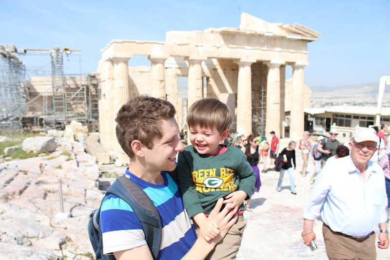Sunny day at the Acropolis
