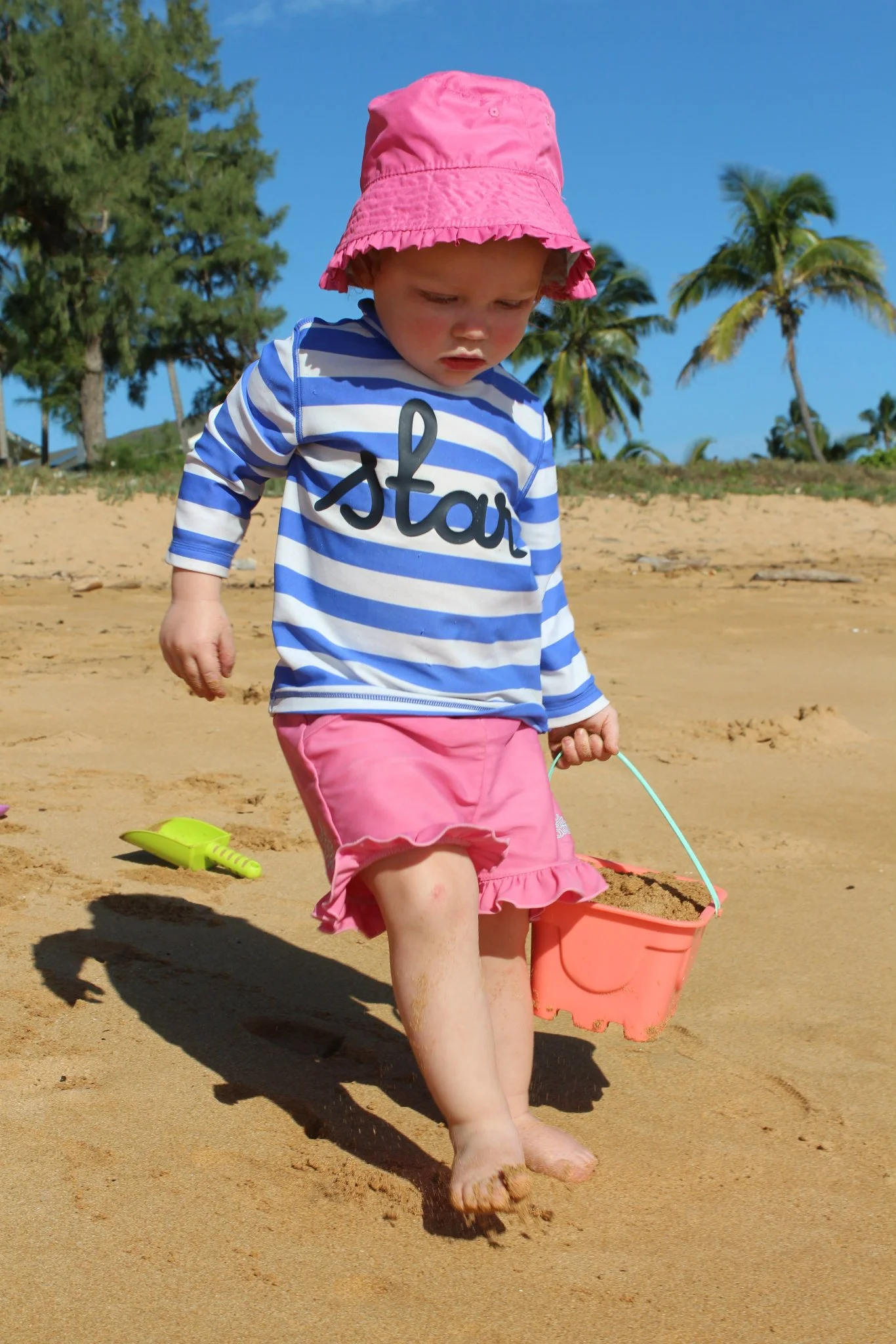 And building sandcastles 
