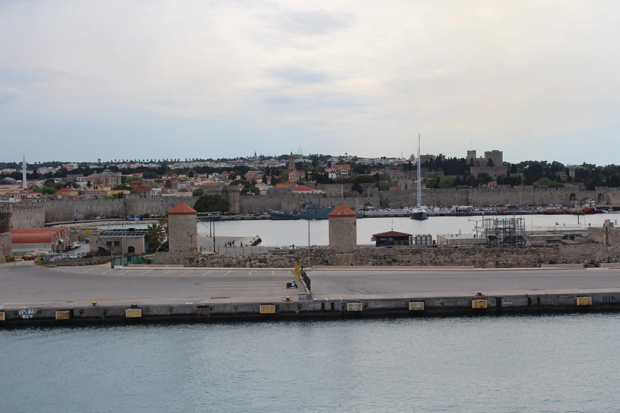 The port of Rhodes