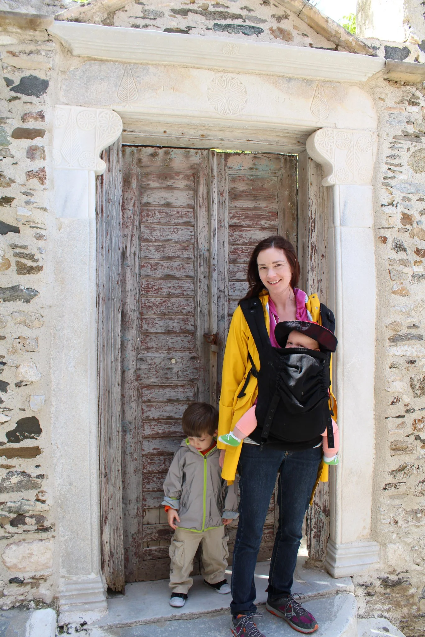 An old door in town