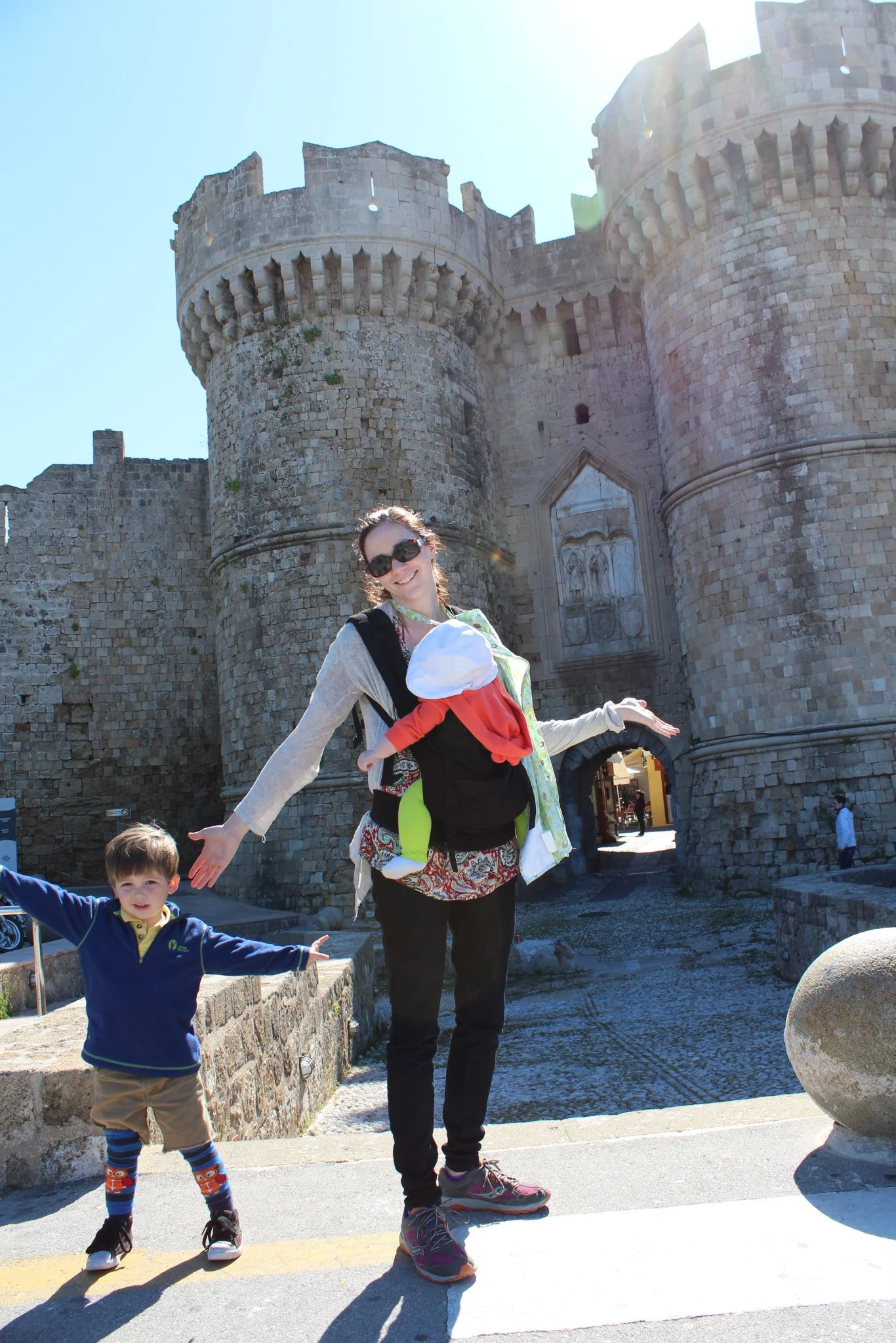 Outside the gates