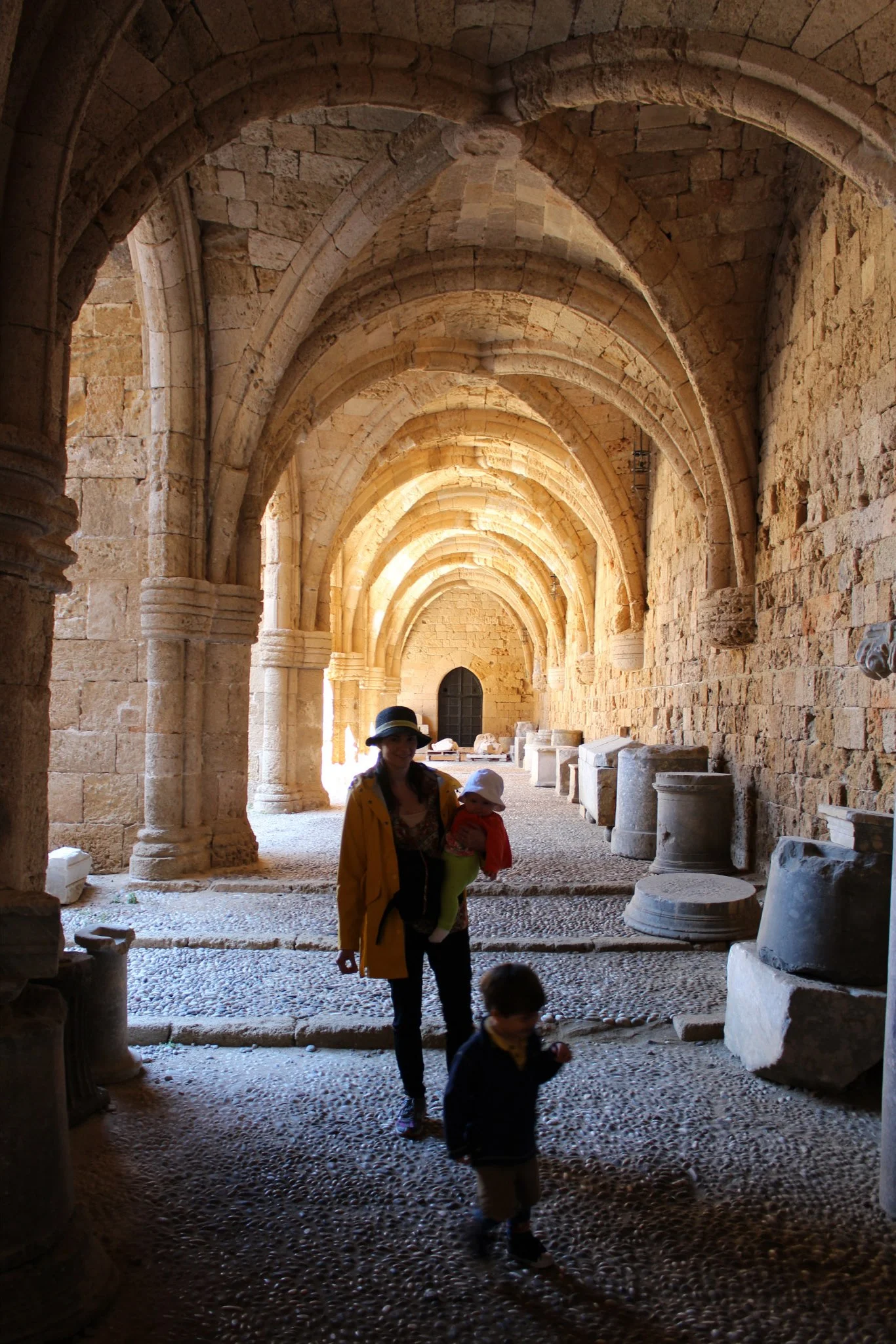 Exporing the museum halls