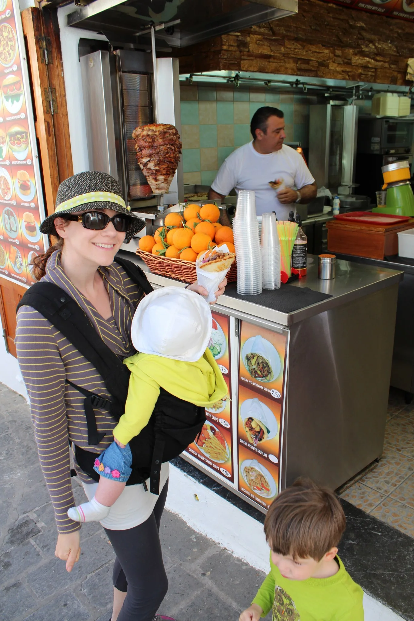 Our favorite meal, the gyro! 
